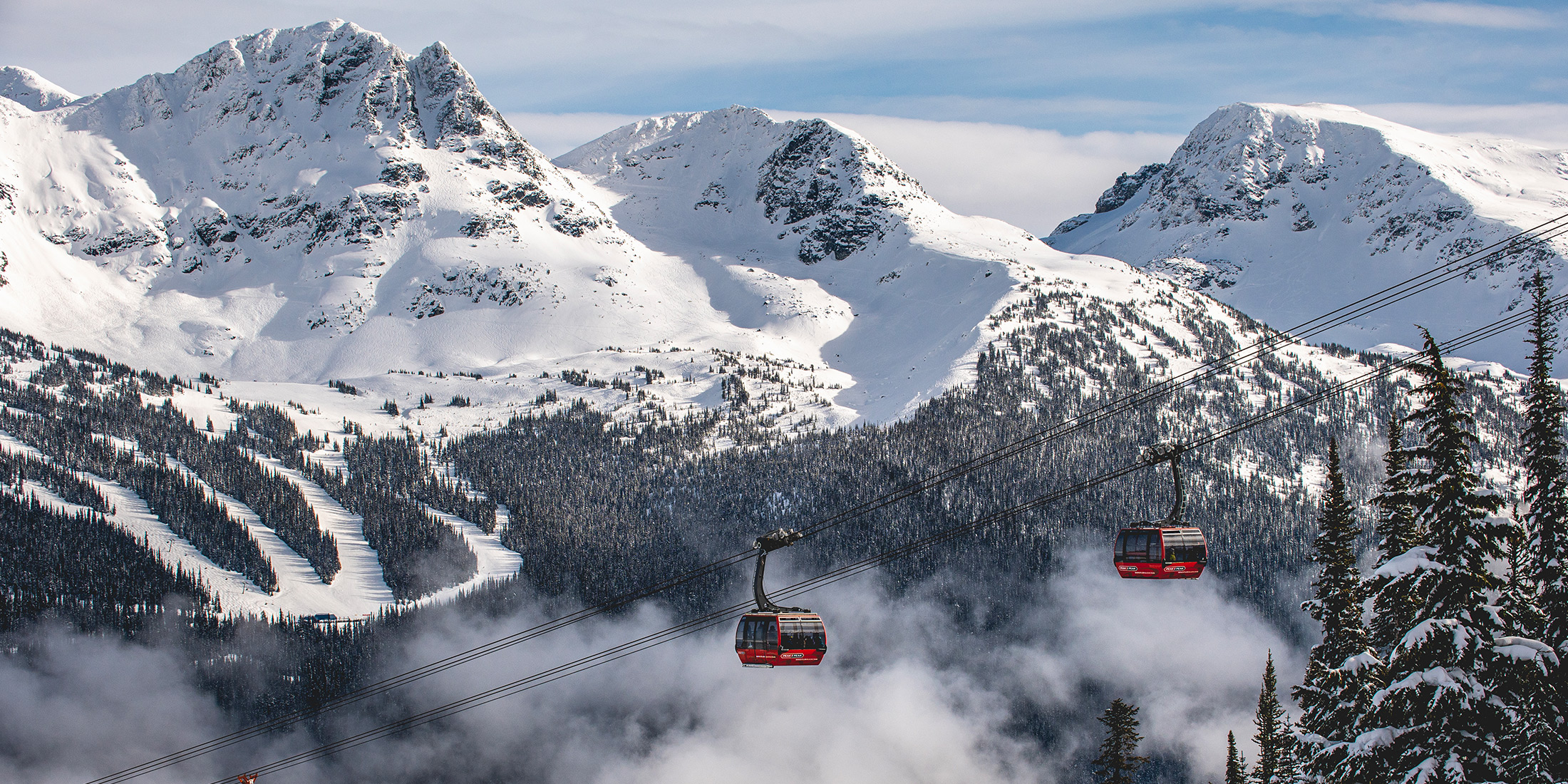 Góndola PEAK 2 PEAK entre Whistler y Blackcomb