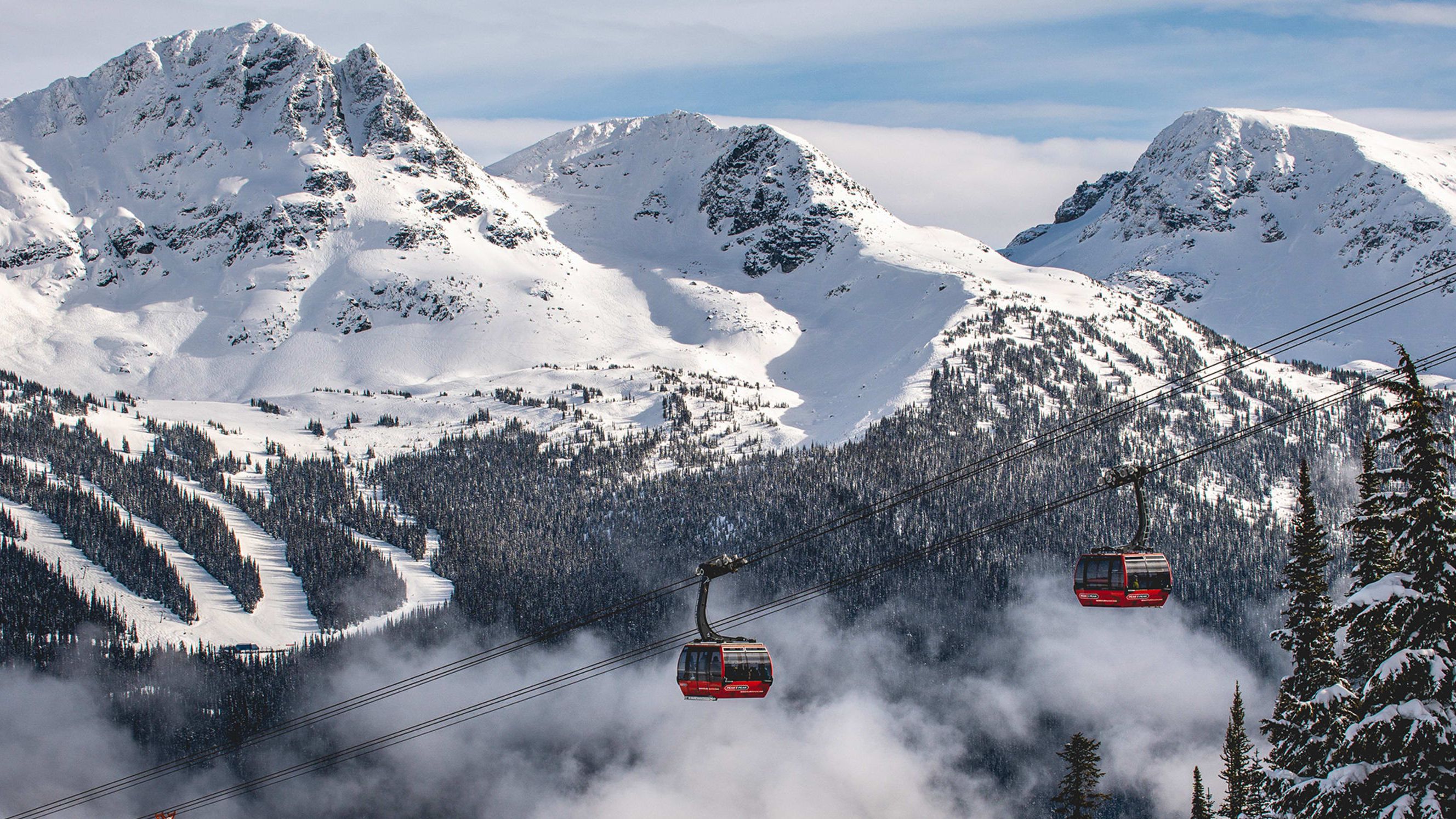 Invierno nevado en Whistler Blackcomb